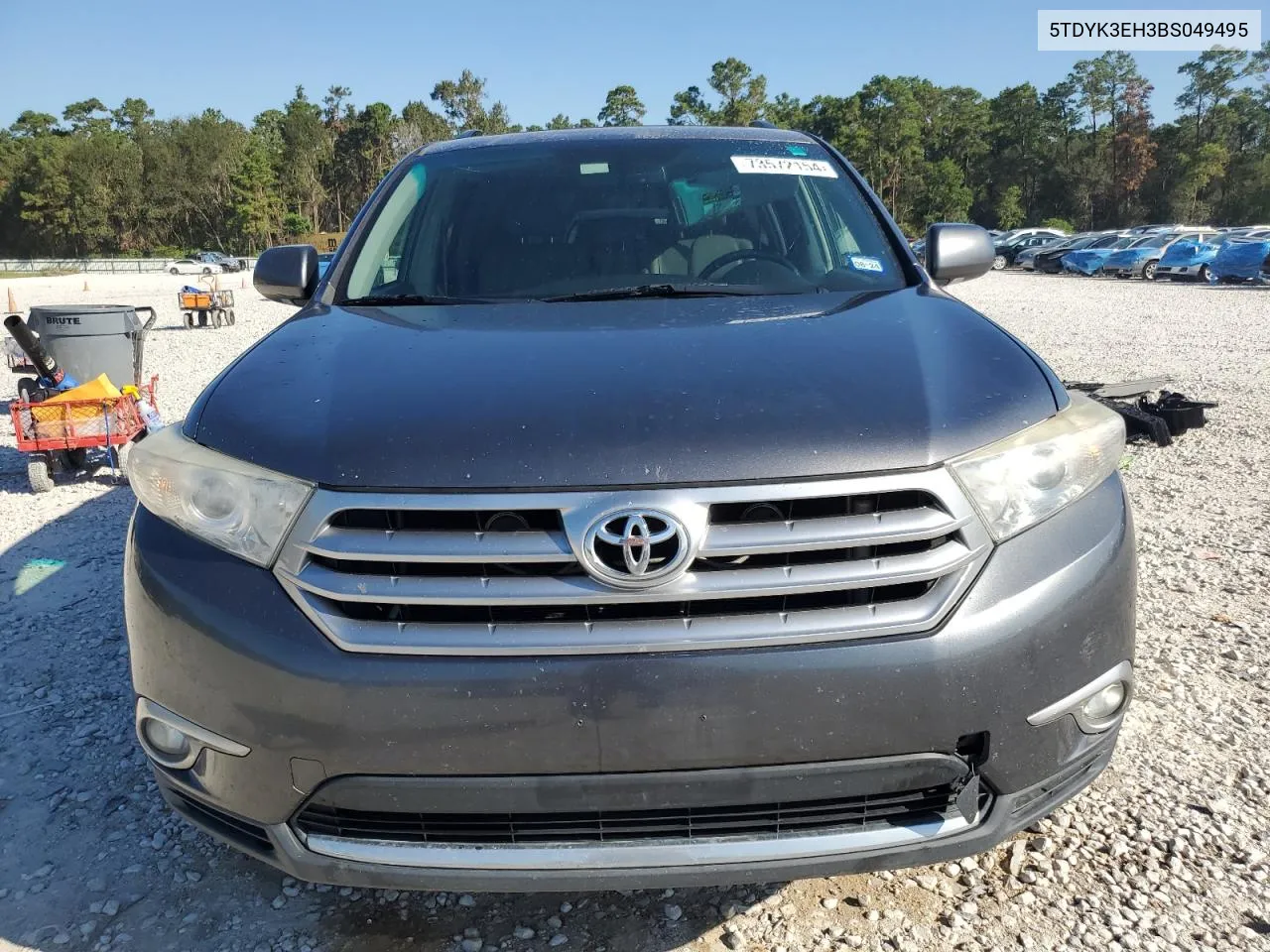 2011 Toyota Highlander Limited VIN: 5TDYK3EH3BS049495 Lot: 73572154