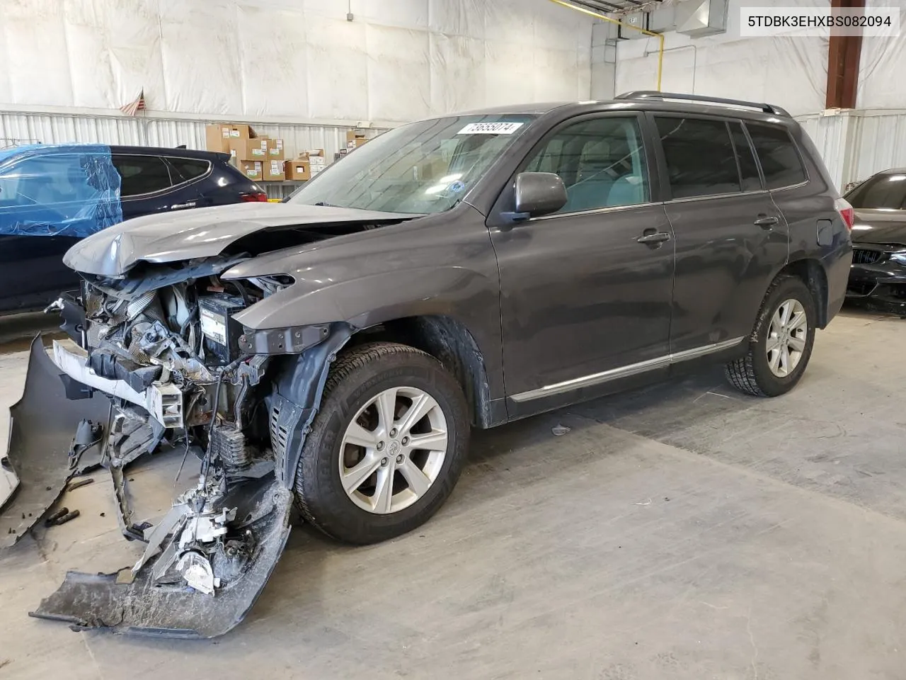 2011 Toyota Highlander Base VIN: 5TDBK3EHXBS082094 Lot: 73655074