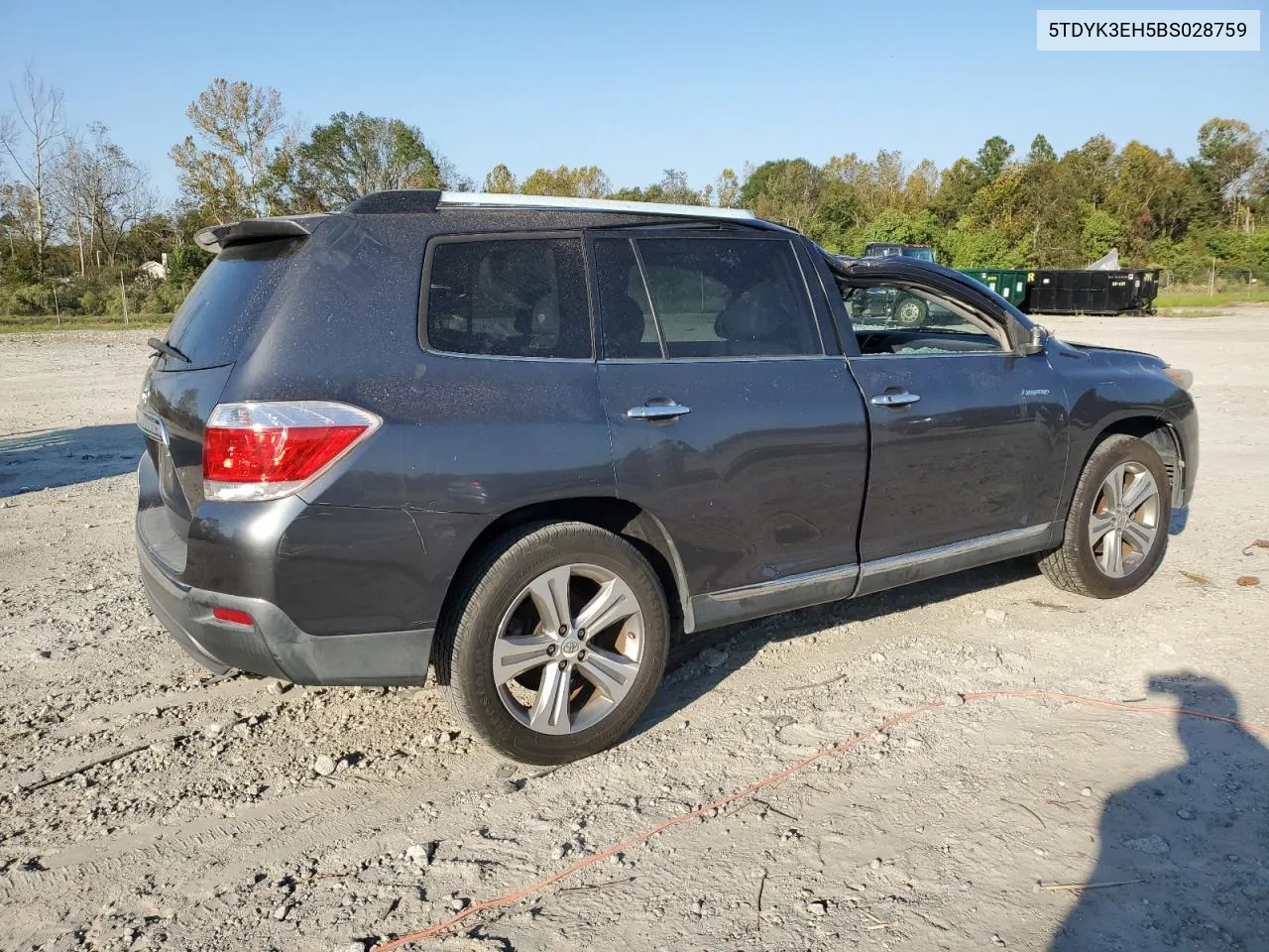 2011 Toyota Highlander Limited VIN: 5TDYK3EH5BS028759 Lot: 74290314