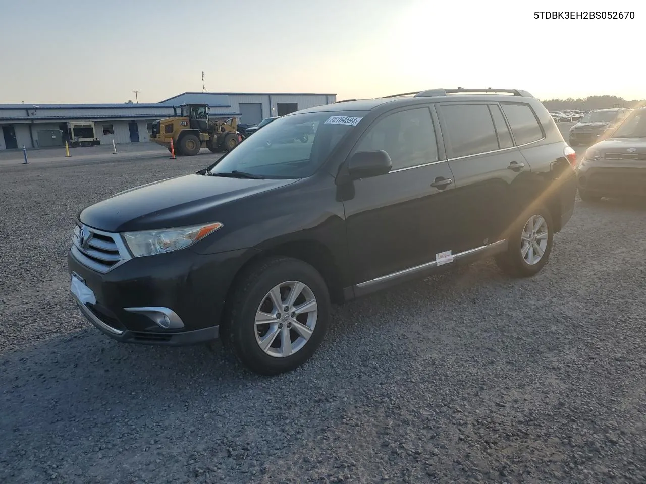 2011 Toyota Highlander Base VIN: 5TDBK3EH2BS052670 Lot: 75164594