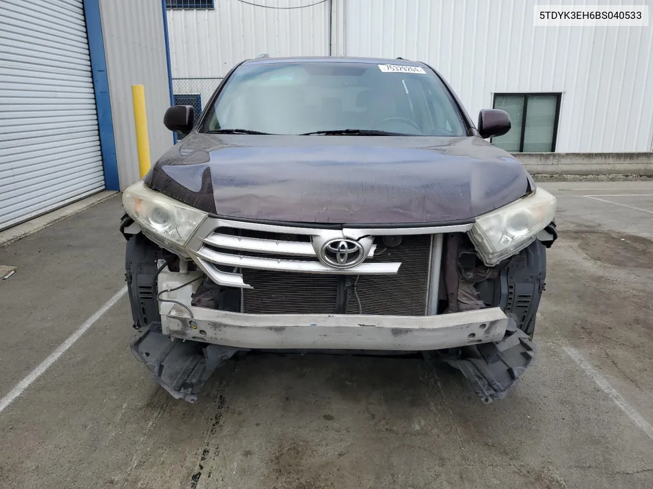 2011 Toyota Highlander Limited VIN: 5TDYK3EH6BS040533 Lot: 75329264