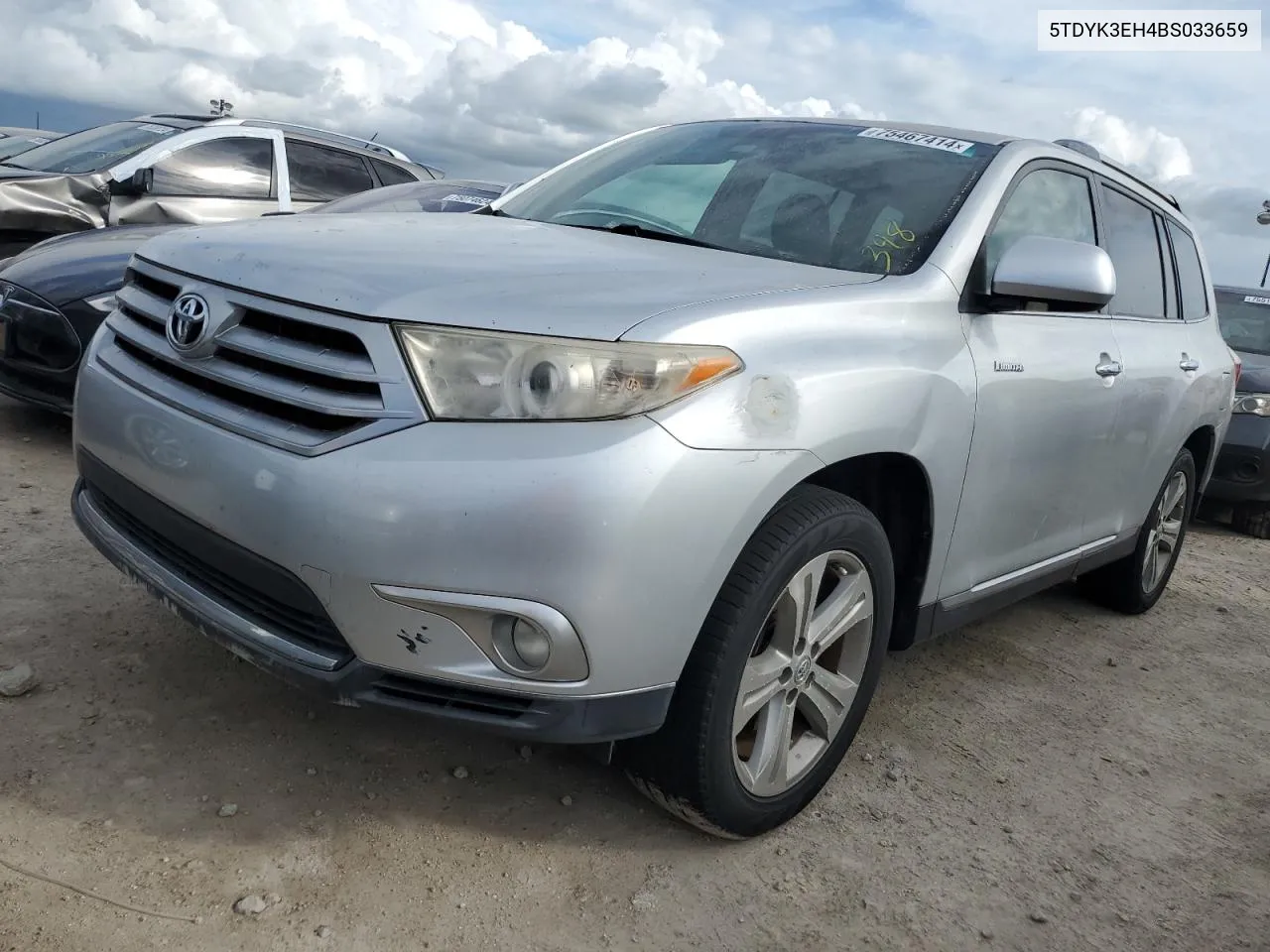 2011 Toyota Highlander Limited VIN: 5TDYK3EH4BS033659 Lot: 75467414