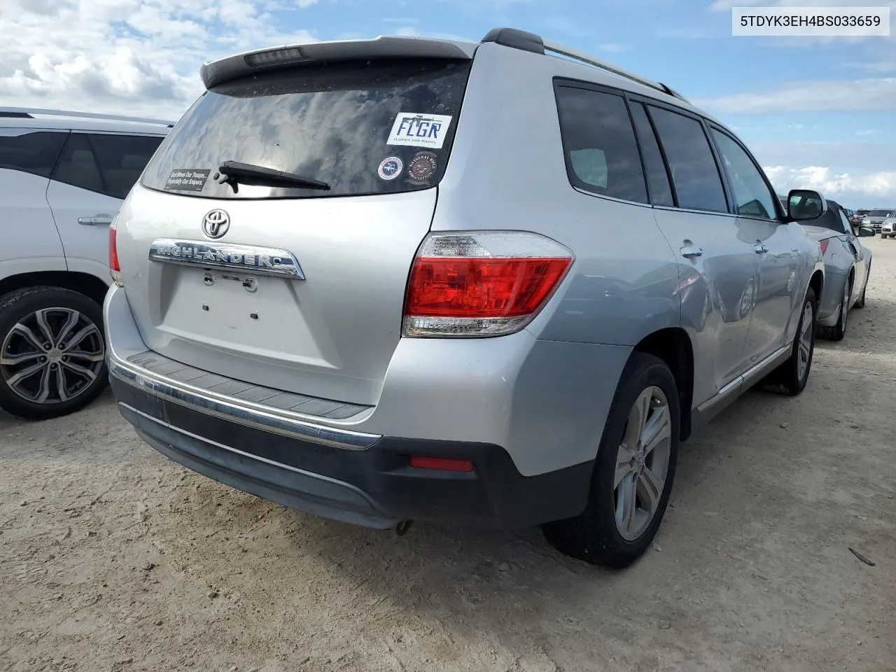 2011 Toyota Highlander Limited VIN: 5TDYK3EH4BS033659 Lot: 75467414