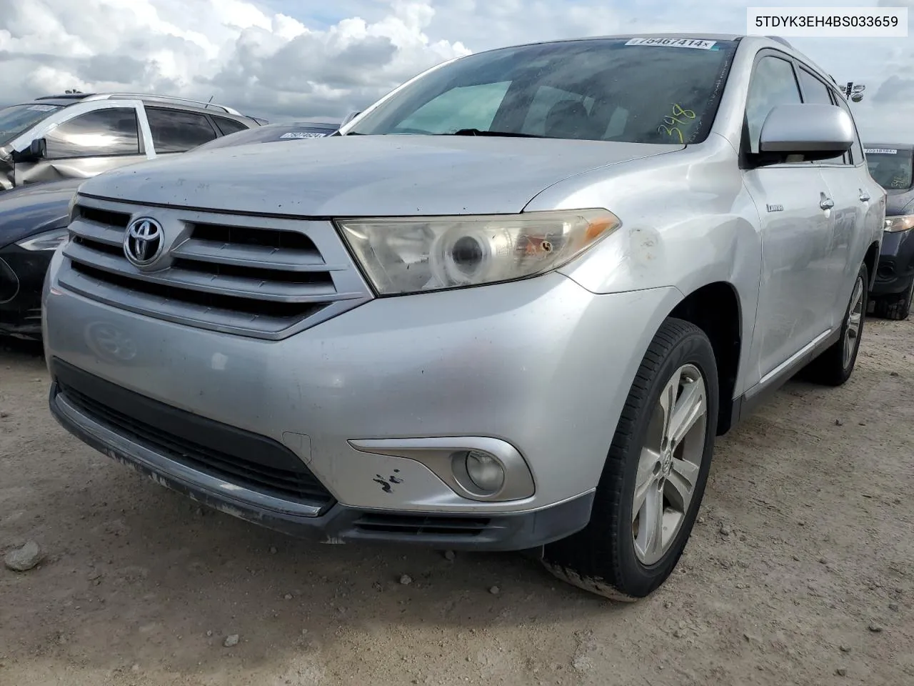 2011 Toyota Highlander Limited VIN: 5TDYK3EH4BS033659 Lot: 75467414