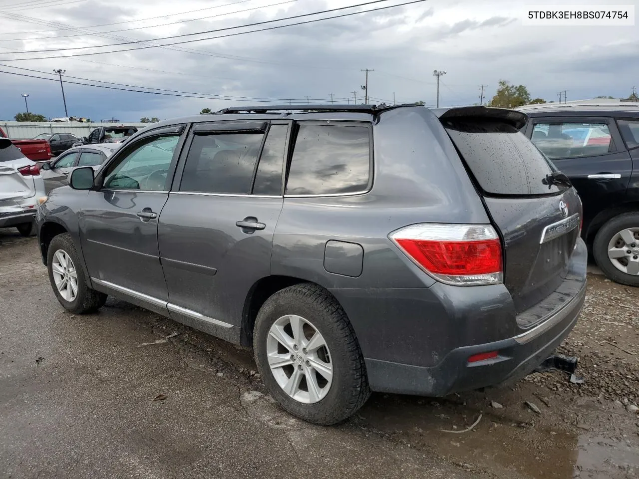 2011 Toyota Highlander Base VIN: 5TDBK3EH8BS074754 Lot: 75654084