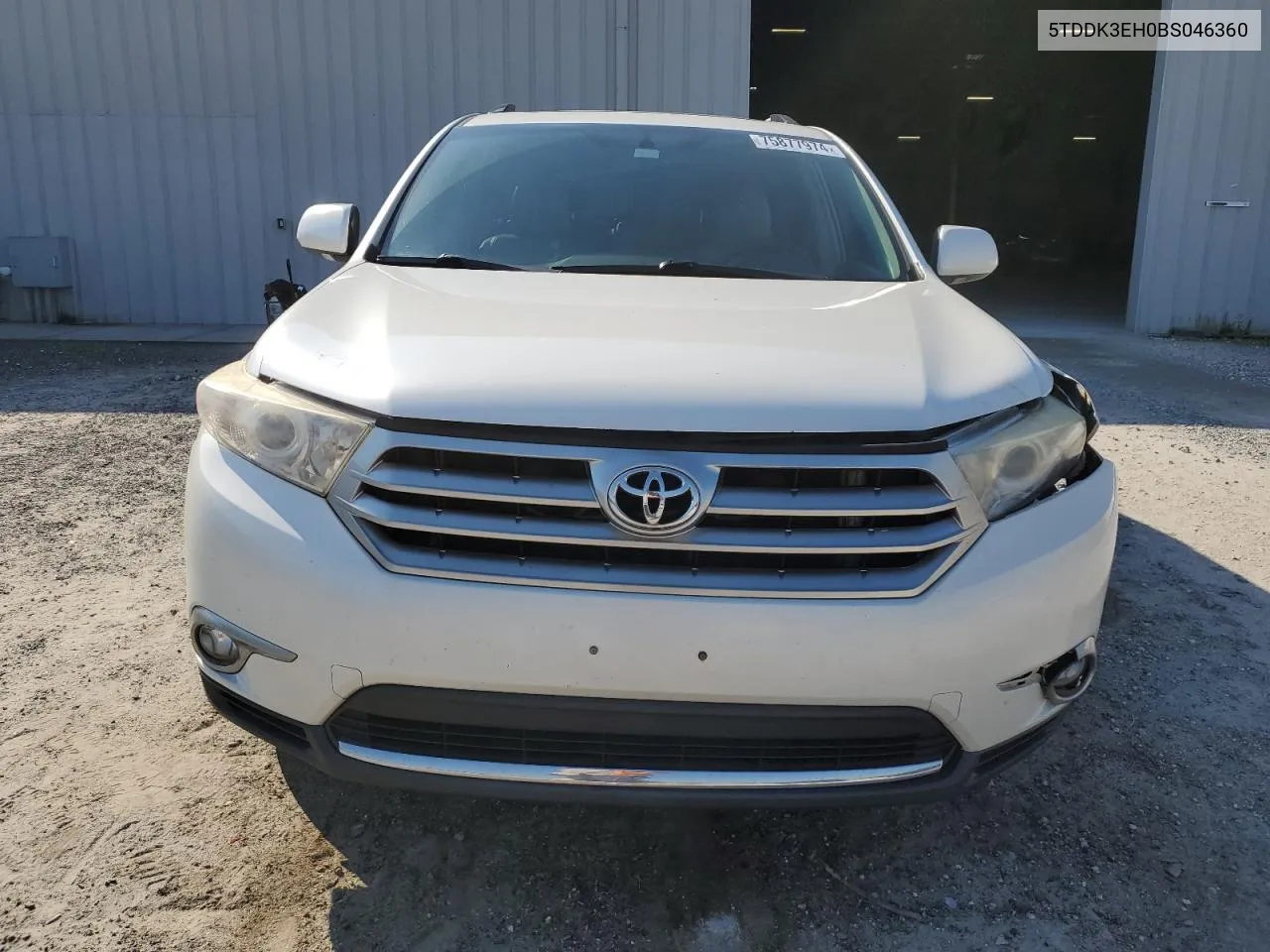 2011 Toyota Highlander Limited VIN: 5TDDK3EH0BS046360 Lot: 75877974