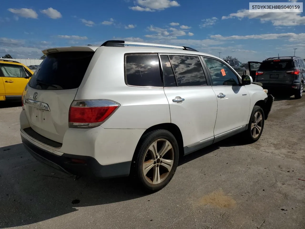 2011 Toyota Highlander Limited VIN: 5TDYK3EH8BS040159 Lot: 76413954