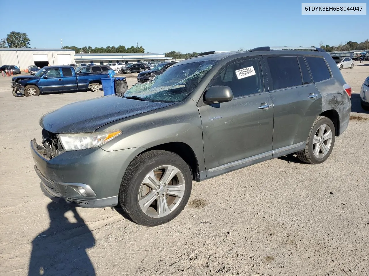 2011 Toyota Highlander Limited VIN: 5TDYK3EH6BS044047 Lot: 76656844