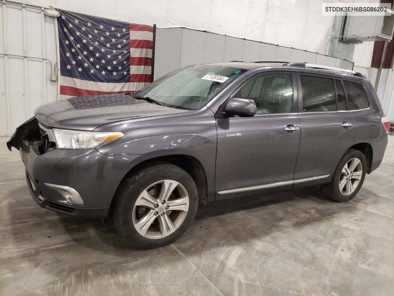 5TDDK3EH6BS086202 2011 Toyota Highlander Limited