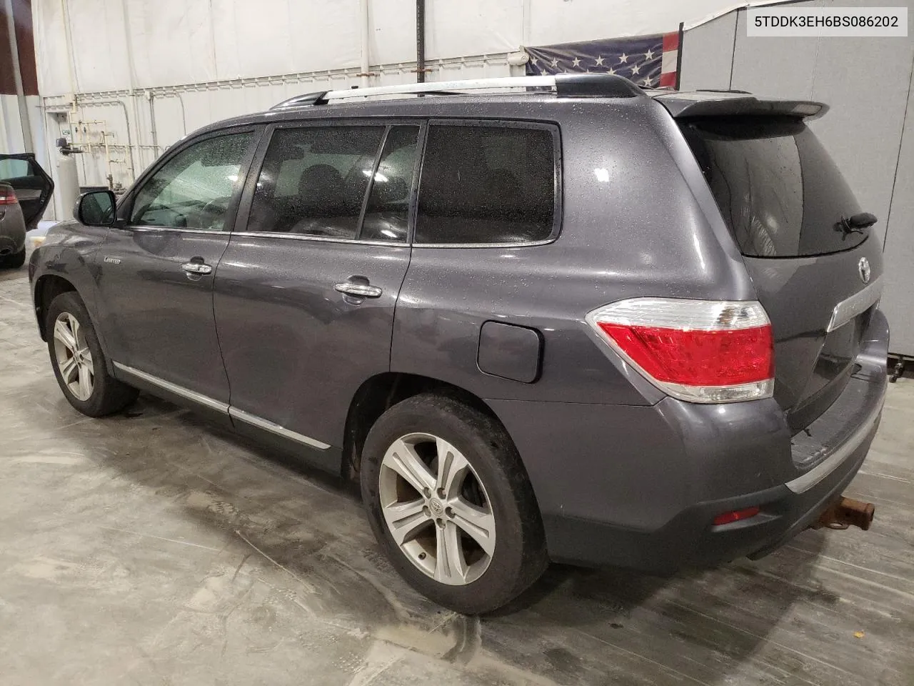 5TDDK3EH6BS086202 2011 Toyota Highlander Limited