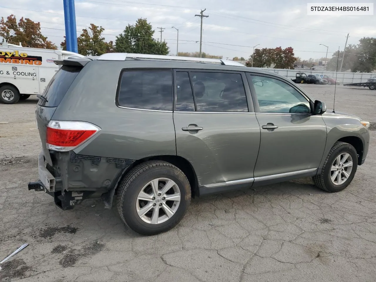 2011 Toyota Highlander Base VIN: 5TDZA3EH4BS016481 Lot: 77217934