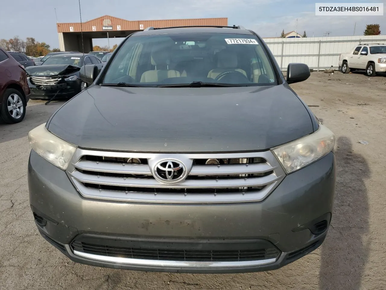 2011 Toyota Highlander Base VIN: 5TDZA3EH4BS016481 Lot: 77217934