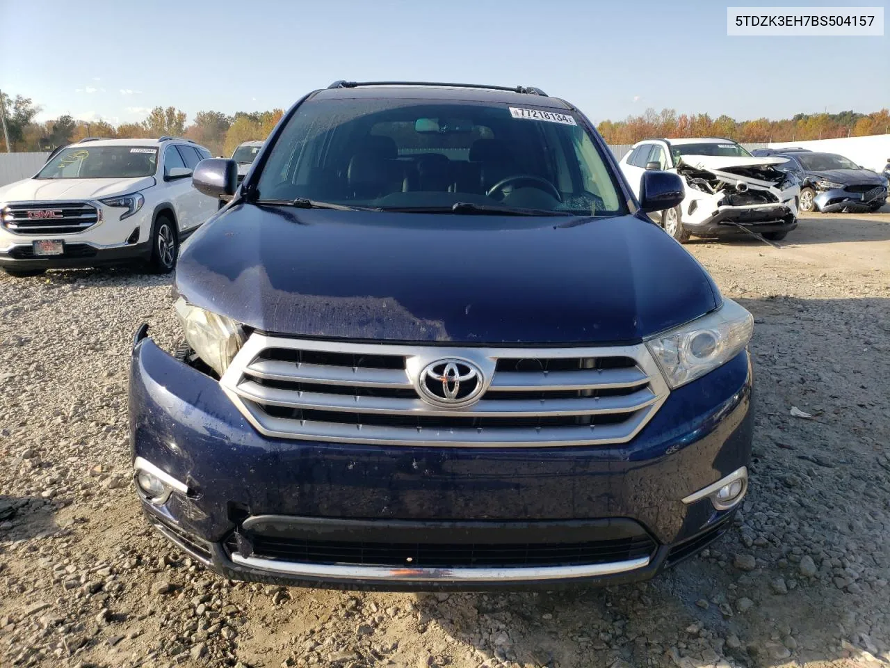 2011 Toyota Highlander Base VIN: 5TDZK3EH7BS504157 Lot: 77218134