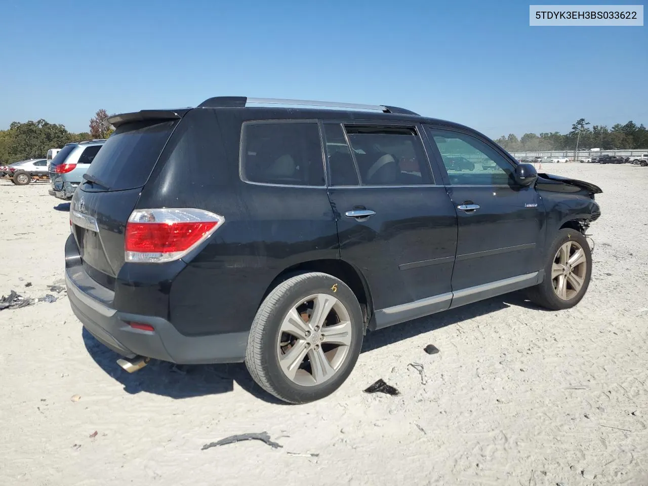 2011 Toyota Highlander Limited VIN: 5TDYK3EH3BS033622 Lot: 77726944