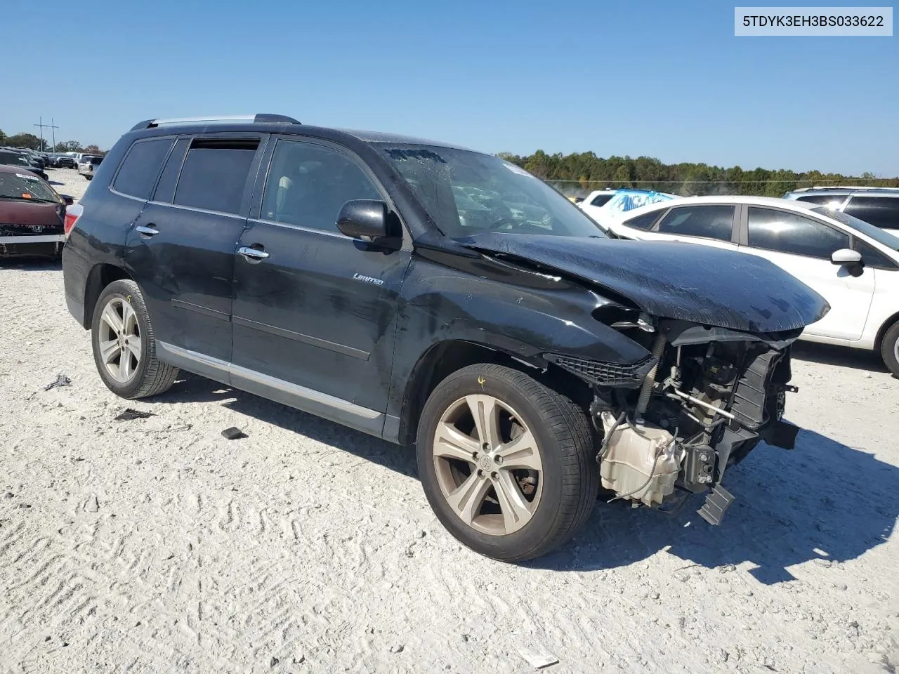 2011 Toyota Highlander Limited VIN: 5TDYK3EH3BS033622 Lot: 77726944