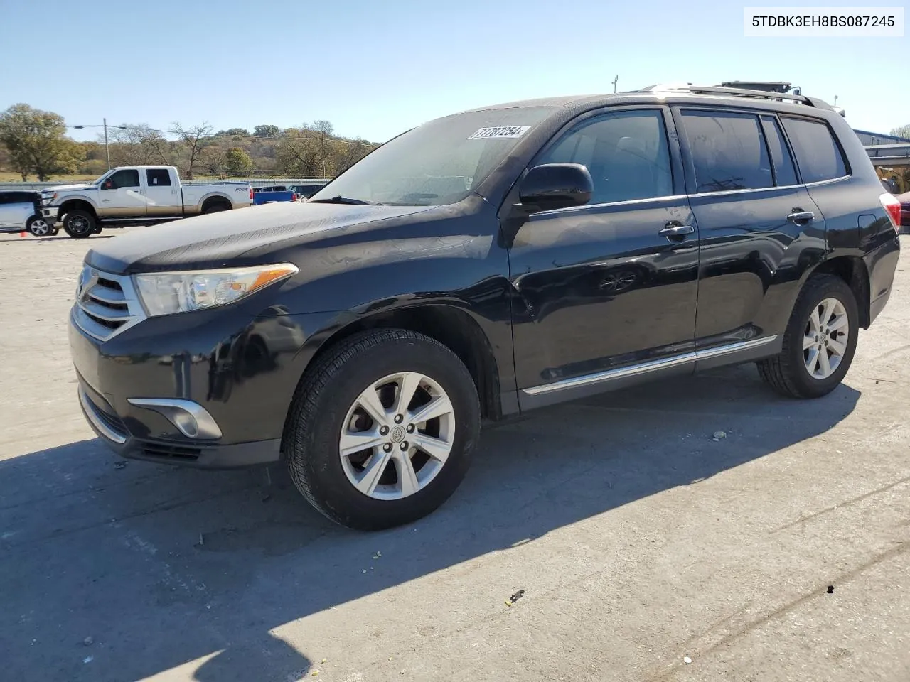 2011 Toyota Highlander Base VIN: 5TDBK3EH8BS087245 Lot: 77787254