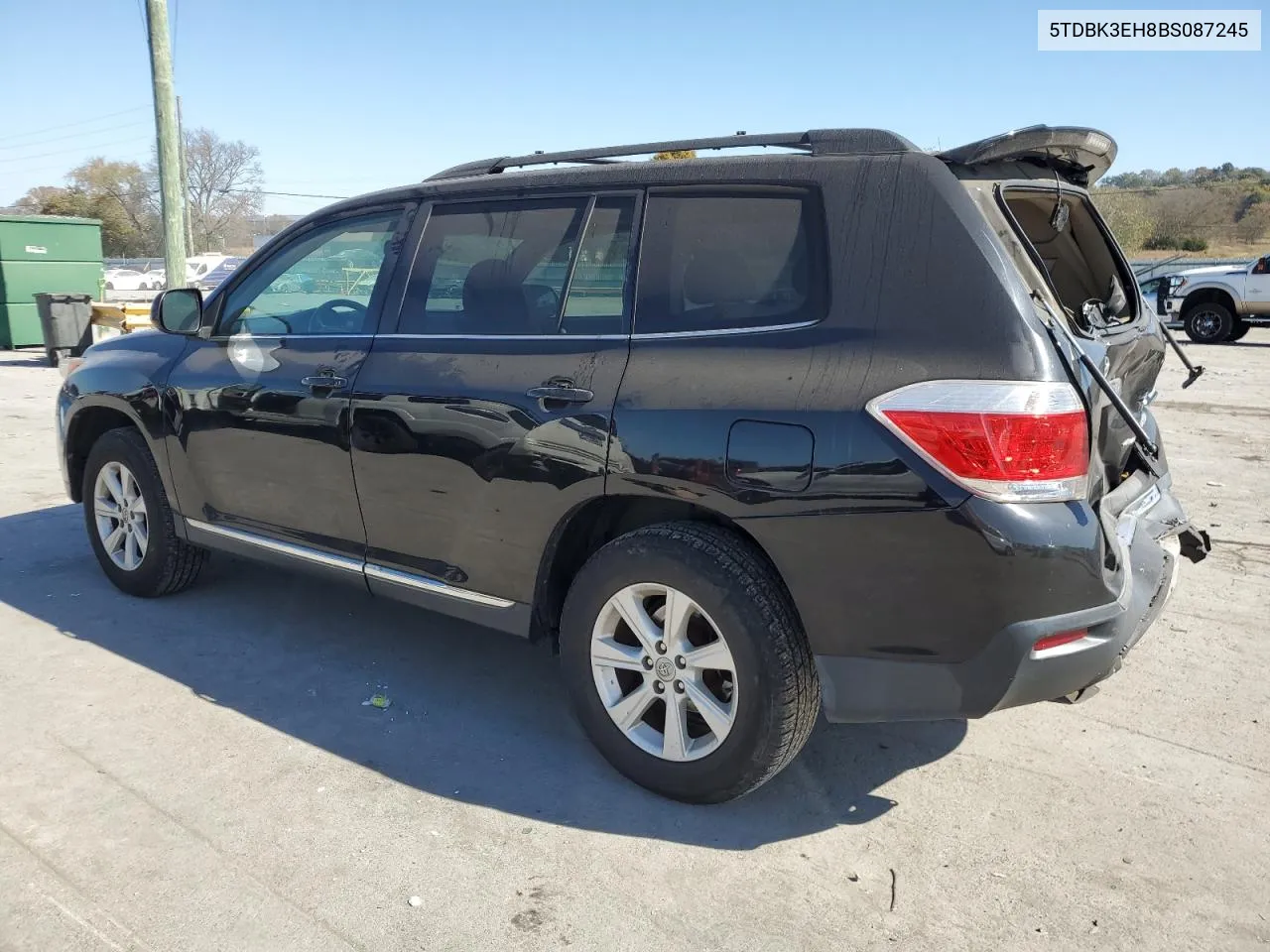 2011 Toyota Highlander Base VIN: 5TDBK3EH8BS087245 Lot: 77787254