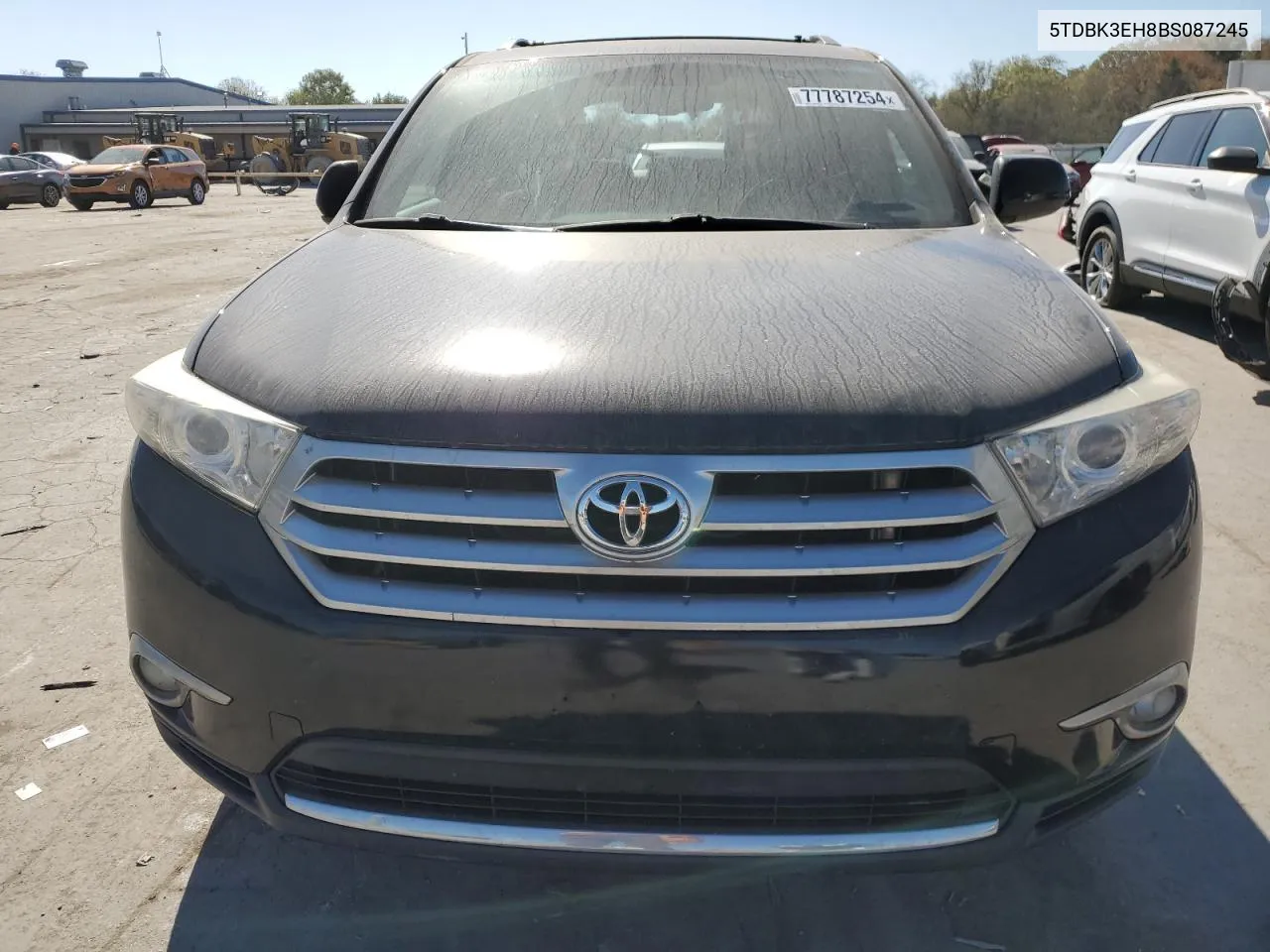 2011 Toyota Highlander Base VIN: 5TDBK3EH8BS087245 Lot: 77787254