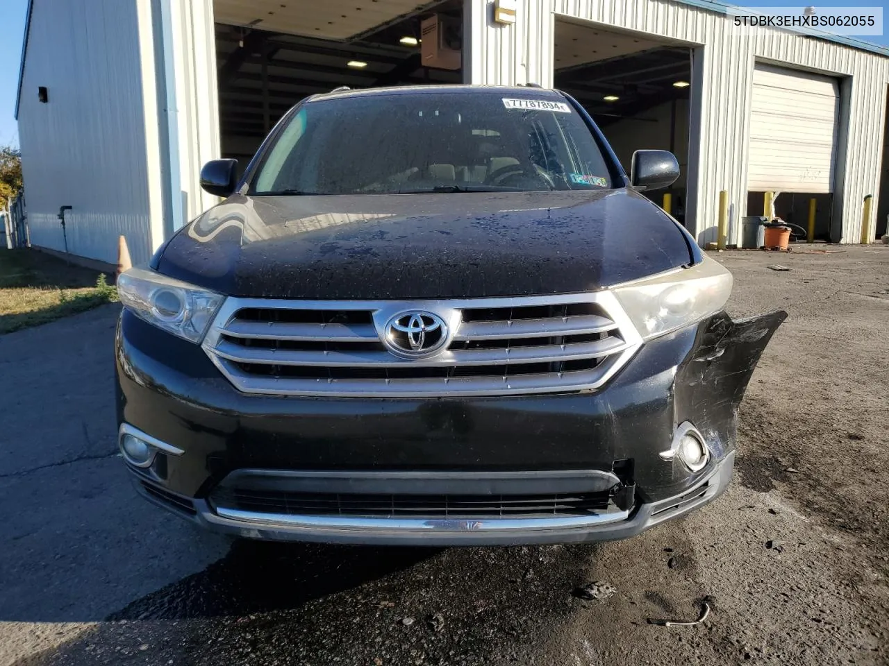 5TDBK3EHXBS062055 2011 Toyota Highlander Base