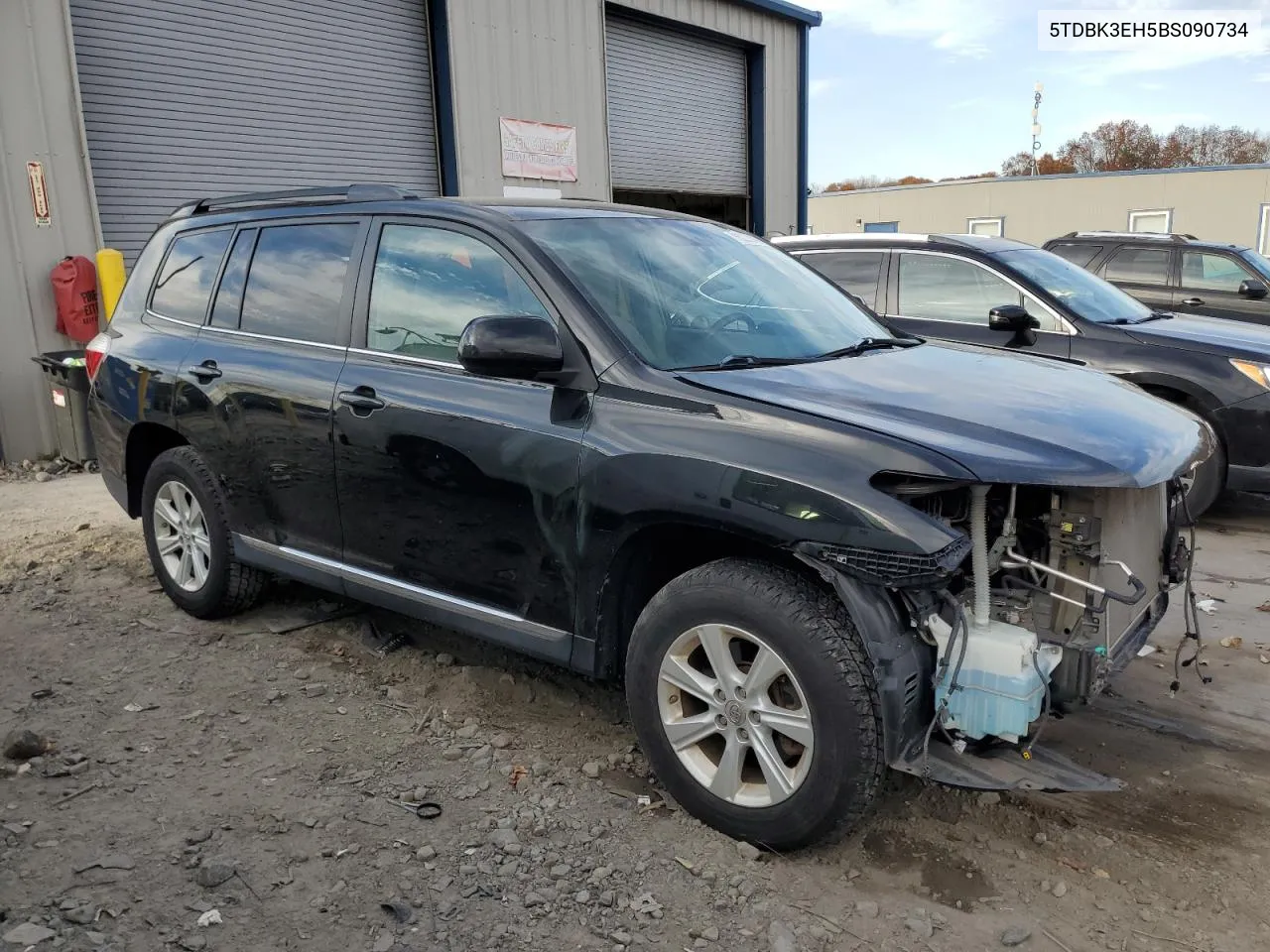 2011 Toyota Highlander Base VIN: 5TDBK3EH5BS090734 Lot: 78023844