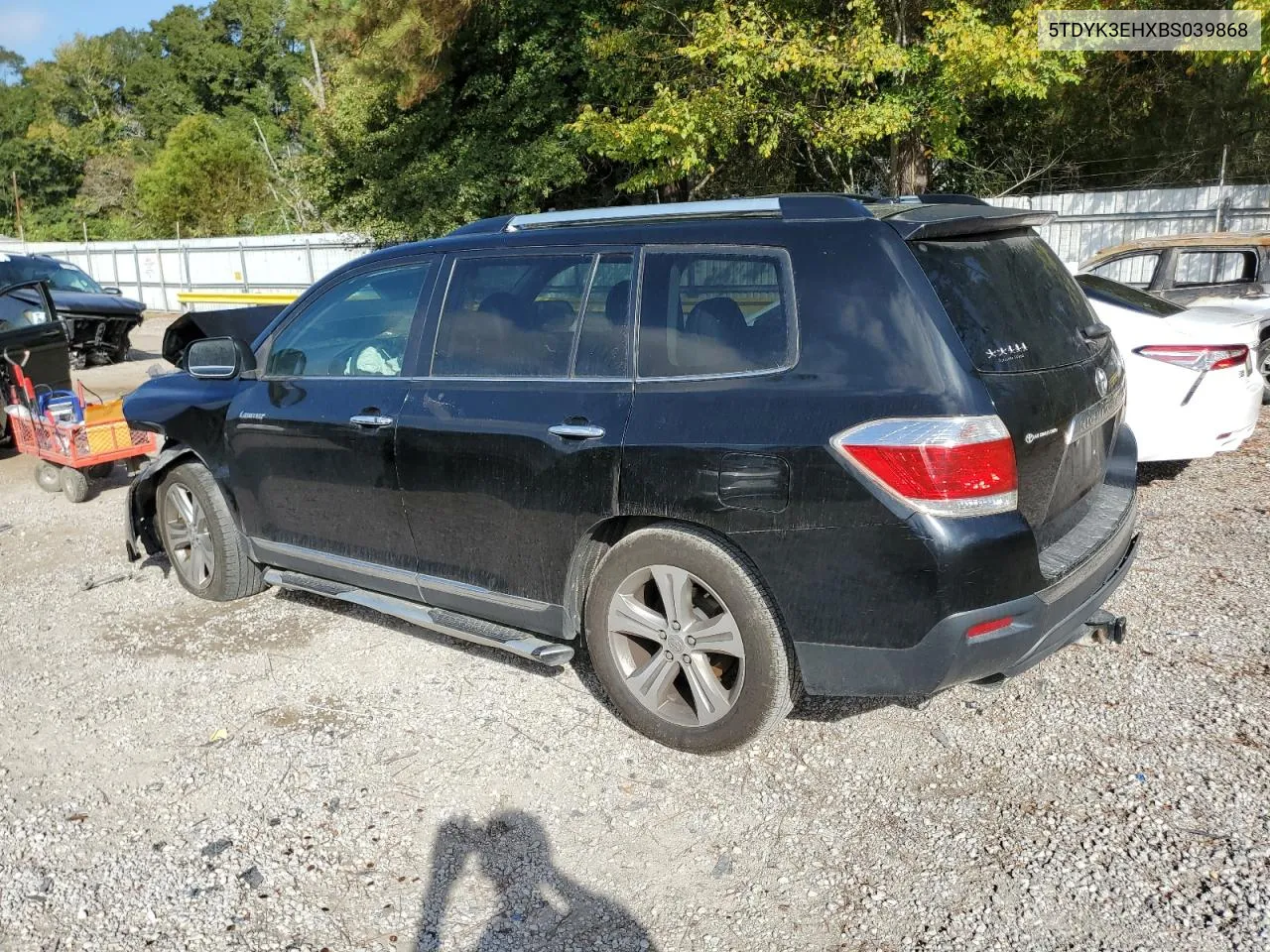 2011 Toyota Highlander Limited VIN: 5TDYK3EHXBS039868 Lot: 78384964