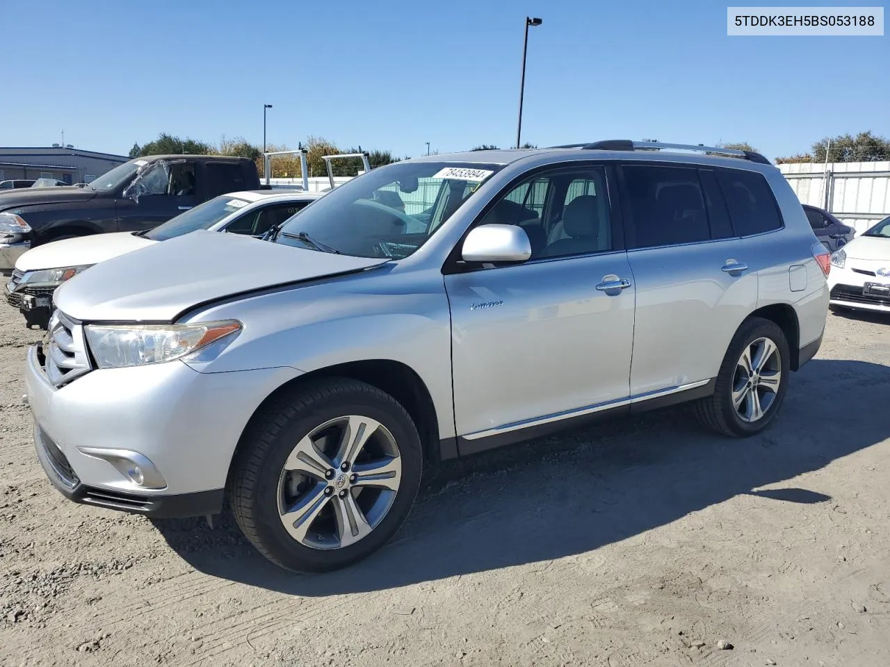 2011 Toyota Highlander Limited VIN: 5TDDK3EH5BS053188 Lot: 78453994