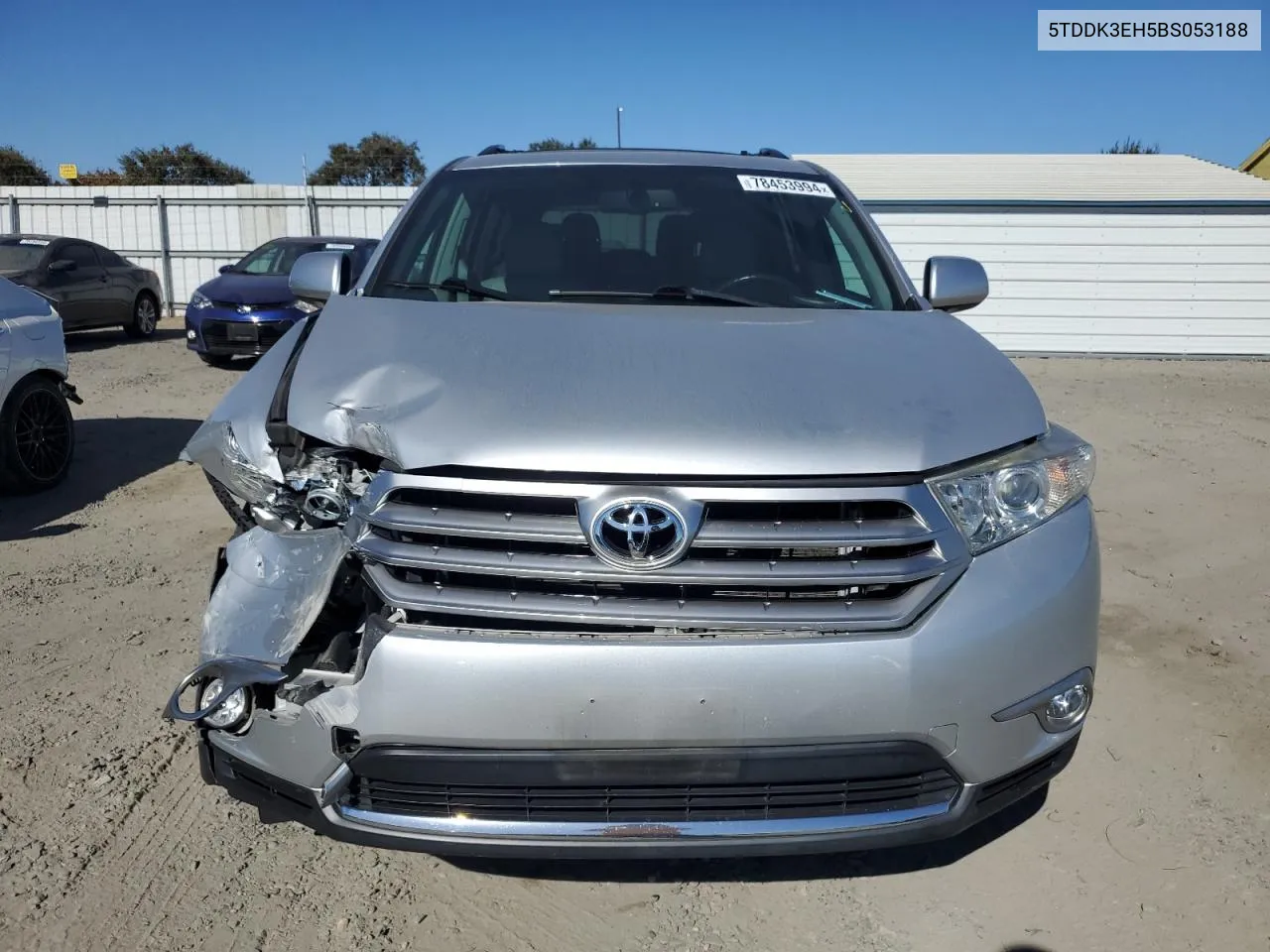 2011 Toyota Highlander Limited VIN: 5TDDK3EH5BS053188 Lot: 78453994