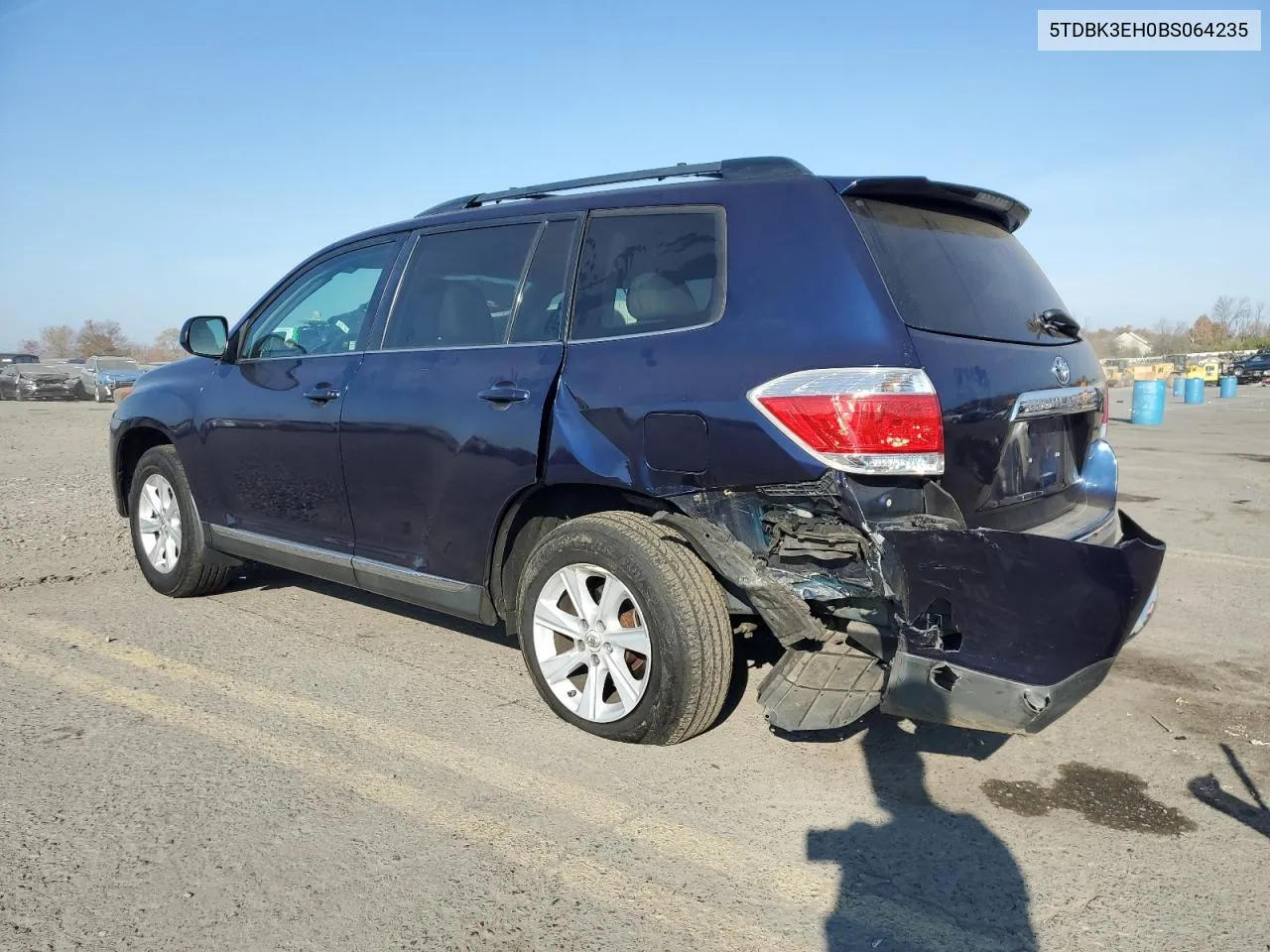 2011 Toyota Highlander Base VIN: 5TDBK3EH0BS064235 Lot: 78471314