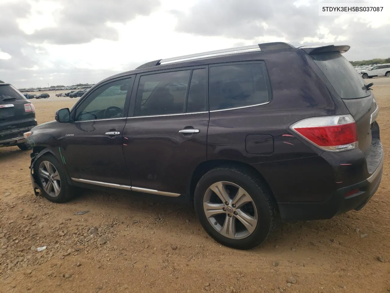 2011 Toyota Highlander Limited VIN: 5TDYK3EH5BS037087 Lot: 78533894