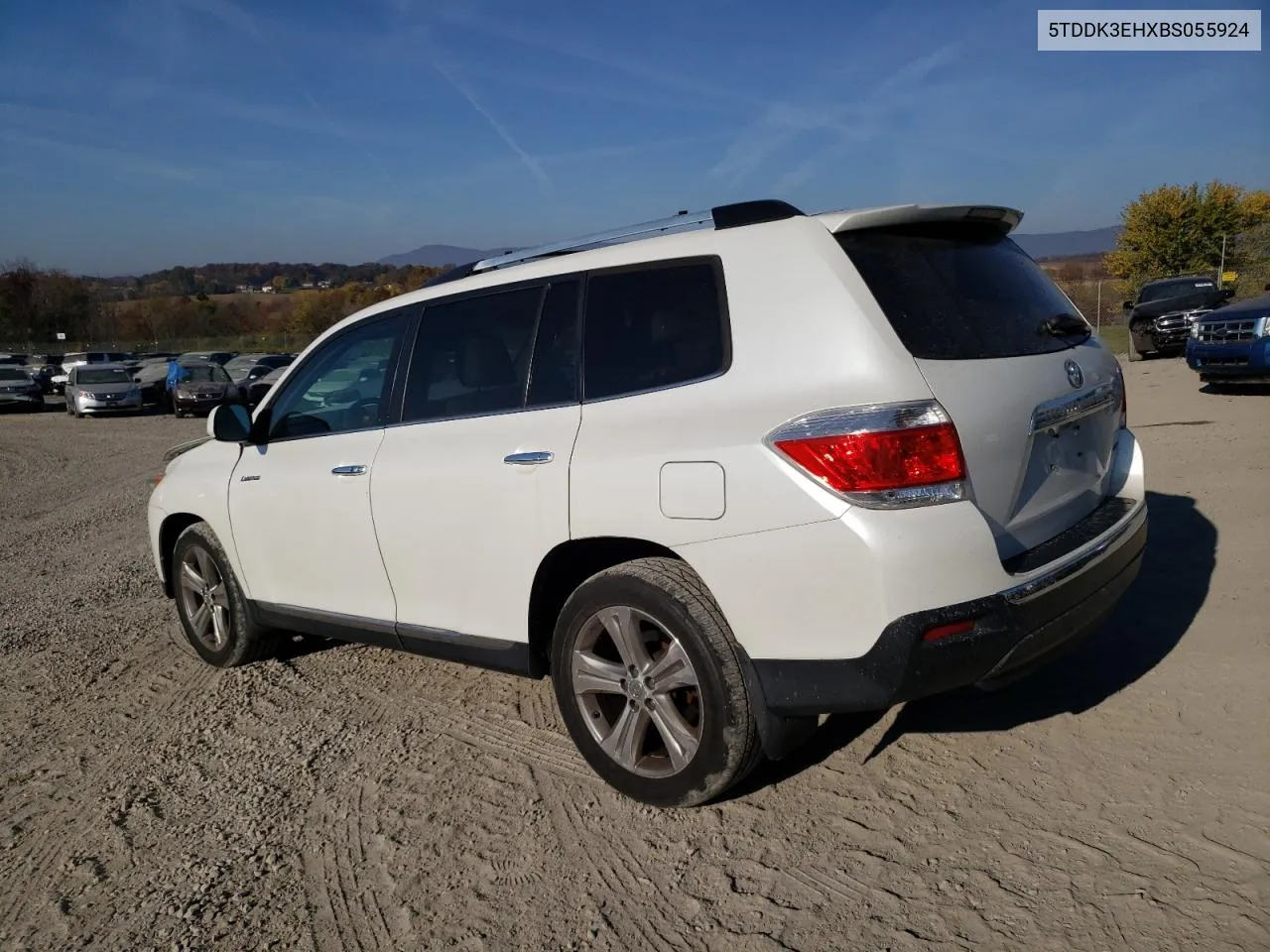 2011 Toyota Highlander Limited VIN: 5TDDK3EHXBS055924 Lot: 78589334