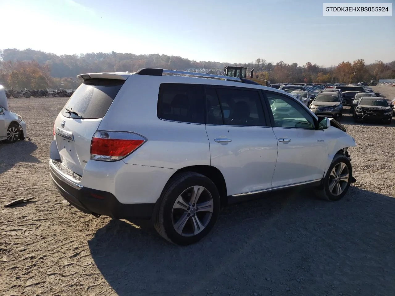 2011 Toyota Highlander Limited VIN: 5TDDK3EHXBS055924 Lot: 78589334