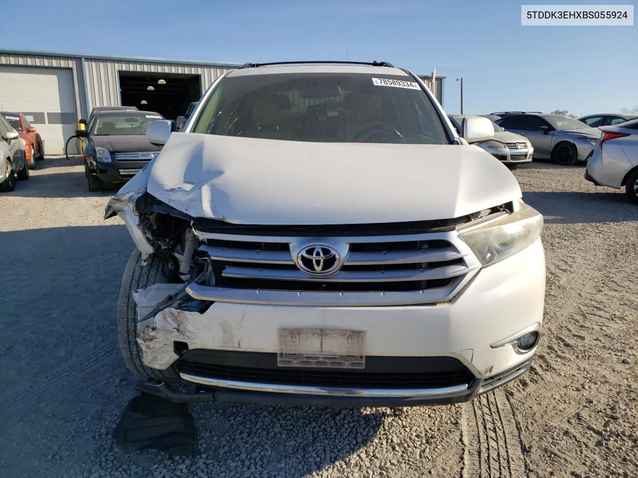 2011 Toyota Highlander Limited VIN: 5TDDK3EHXBS055924 Lot: 78589334