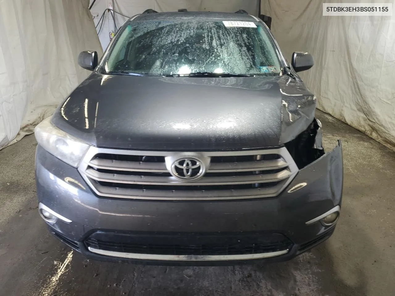 2011 Toyota Highlander Base VIN: 5TDBK3EH3BS051155 Lot: 78721204