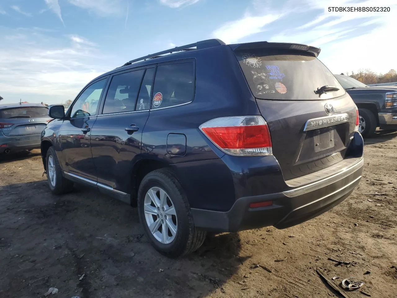 2011 Toyota Highlander Base VIN: 5TDBK3EH8BS052320 Lot: 78956964