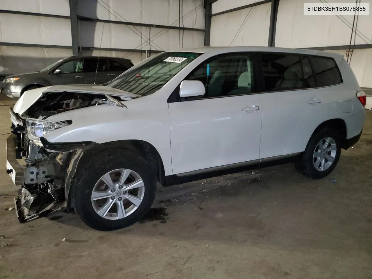 2011 Toyota Highlander Base VIN: 5TDBK3EH1BS078855 Lot: 78958374