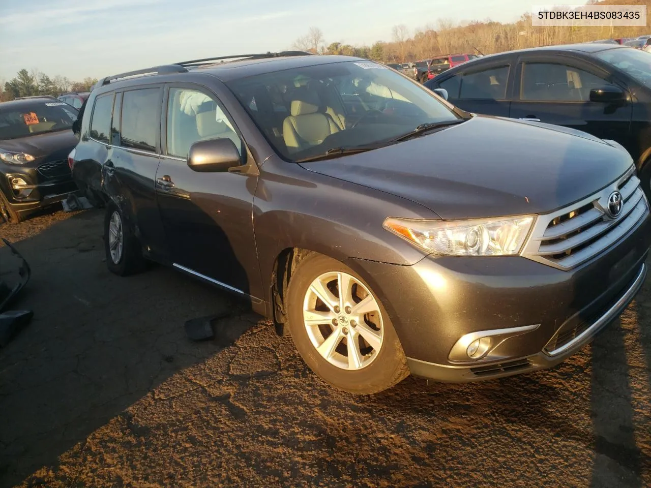 2011 Toyota Highlander Base VIN: 5TDBK3EH4BS083435 Lot: 78974974