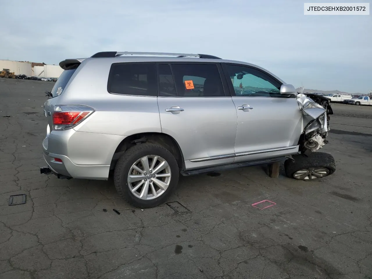 2011 Toyota Highlander Hybrid Limited VIN: JTEDC3EHXB2001572 Lot: 79129854