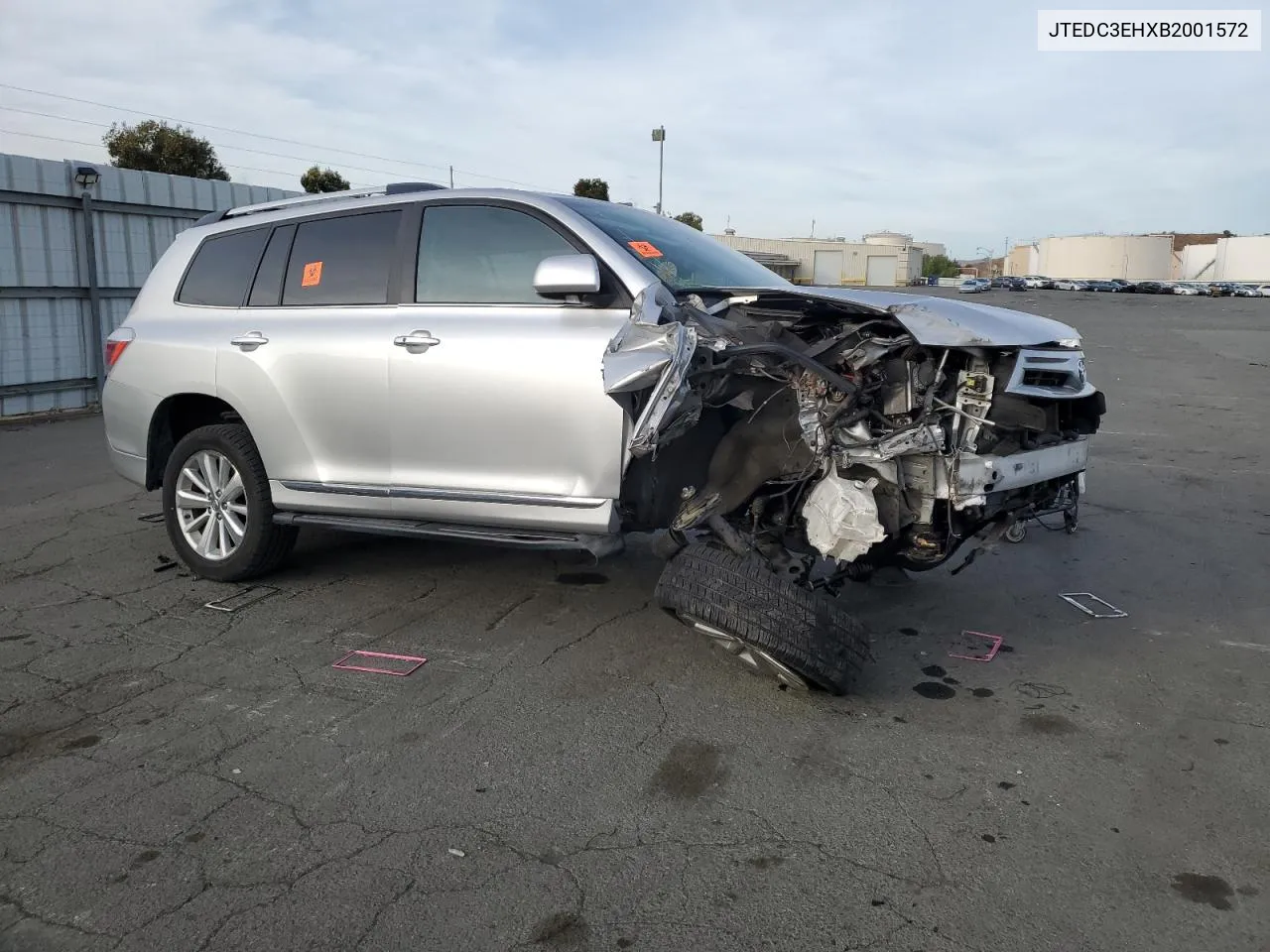 2011 Toyota Highlander Hybrid Limited VIN: JTEDC3EHXB2001572 Lot: 79129854