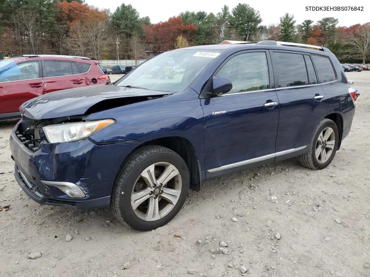 2011 Toyota Highlander Limited VIN: 5TDDK3EH3BS076842 Lot: 79169184