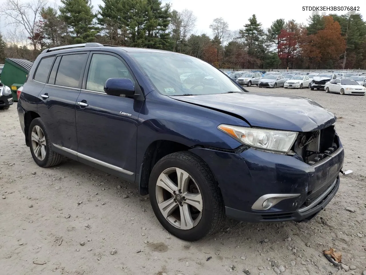 2011 Toyota Highlander Limited VIN: 5TDDK3EH3BS076842 Lot: 79169184