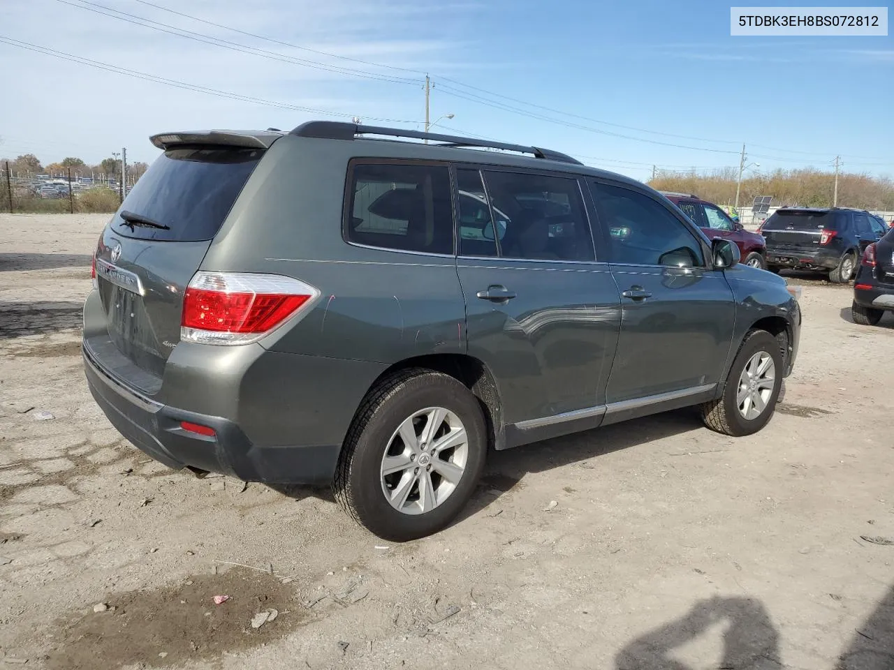 2011 Toyota Highlander Base VIN: 5TDBK3EH8BS072812 Lot: 79532864