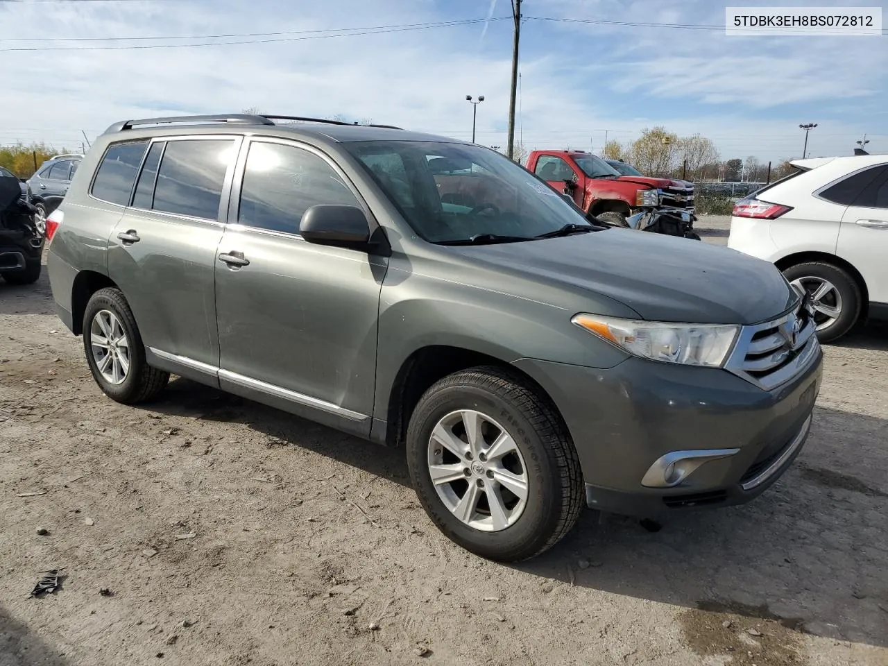 2011 Toyota Highlander Base VIN: 5TDBK3EH8BS072812 Lot: 79532864