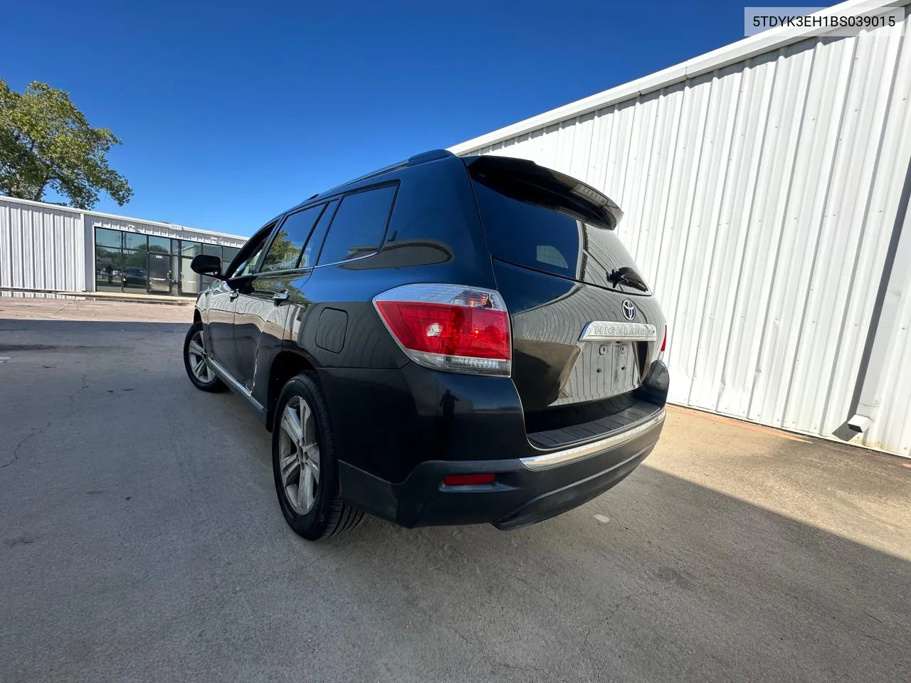 2011 Toyota Highlander Limited VIN: 5TDYK3EH1BS039015 Lot: 79726854