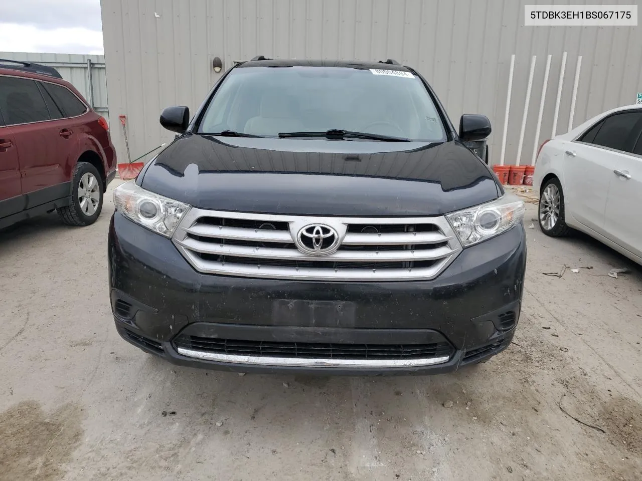 2011 Toyota Highlander Base VIN: 5TDBK3EH1BS067175 Lot: 80004894