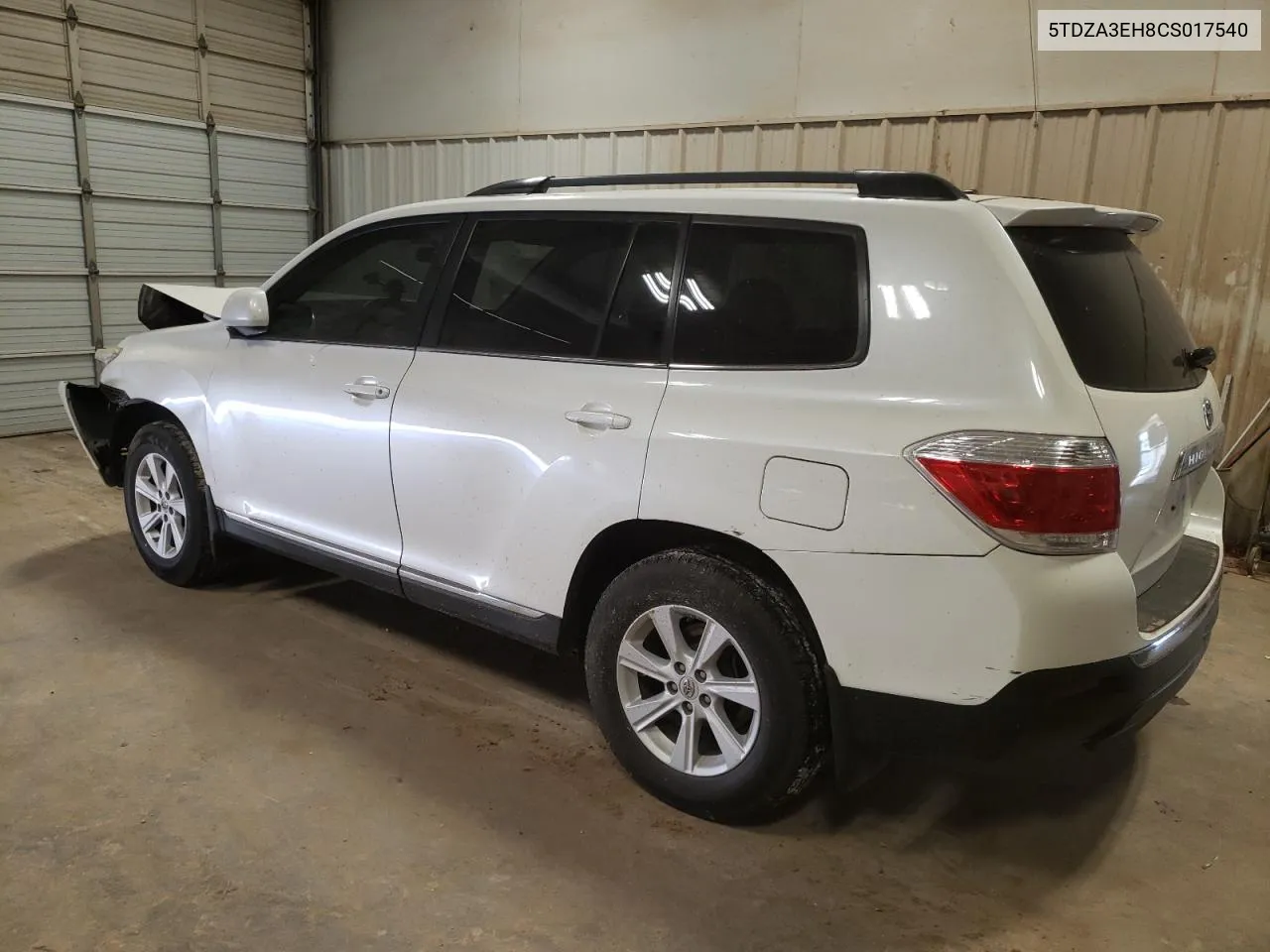 5TDZA3EH8CS017540 2012 Toyota Highlander Base