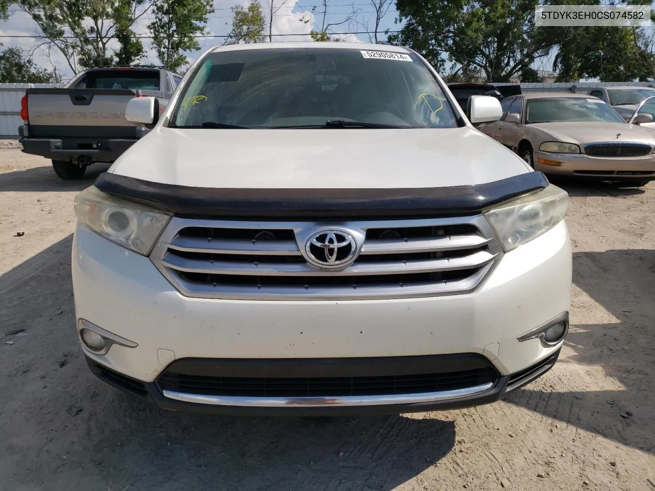 2012 Toyota Highlander Limited VIN: 5TDYK3EH0CS074582 Lot: 52905814