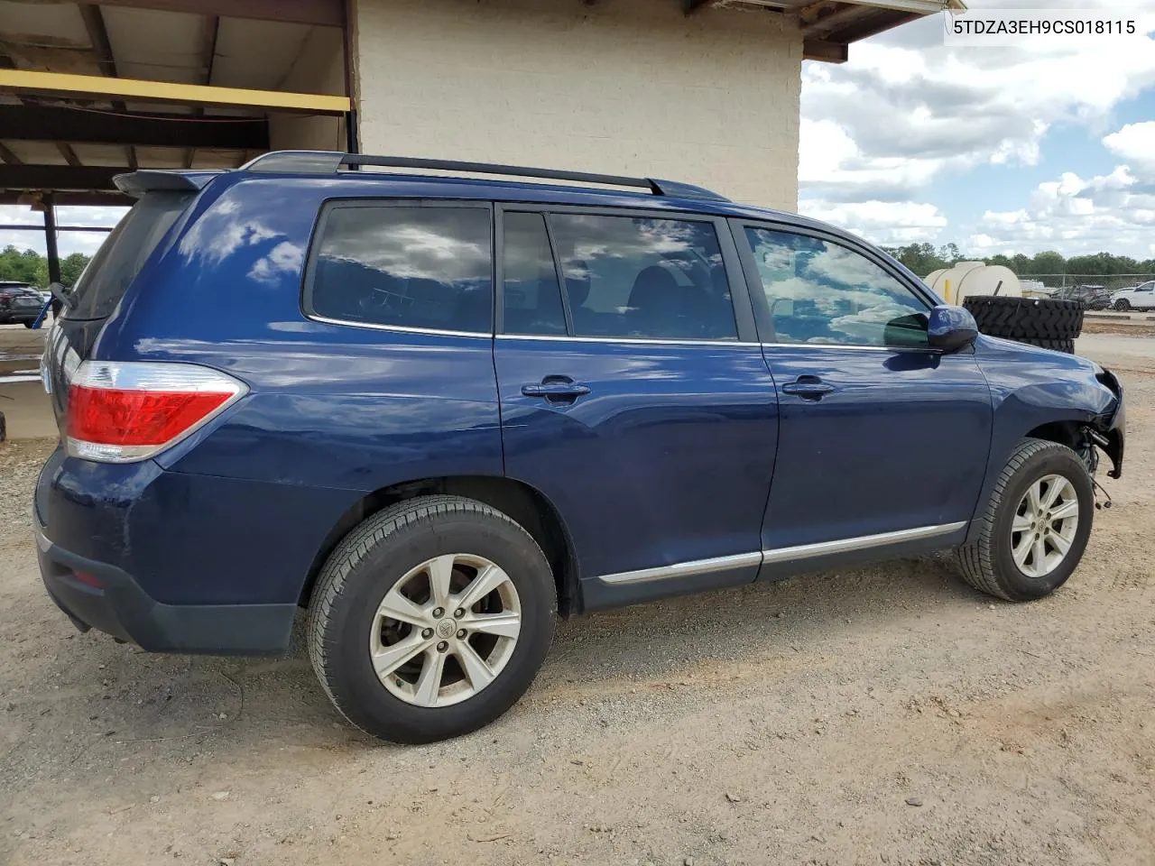 2012 Toyota Highlander Base VIN: 5TDZA3EH9CS018115 Lot: 53845784