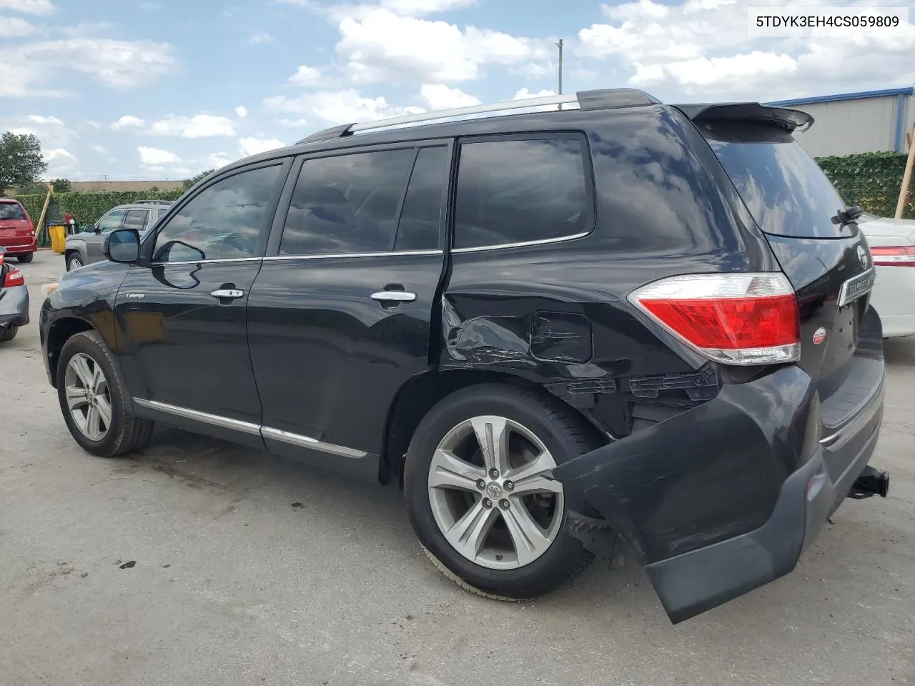 2012 Toyota Highlander Limited VIN: 5TDYK3EH4CS059809 Lot: 57623744