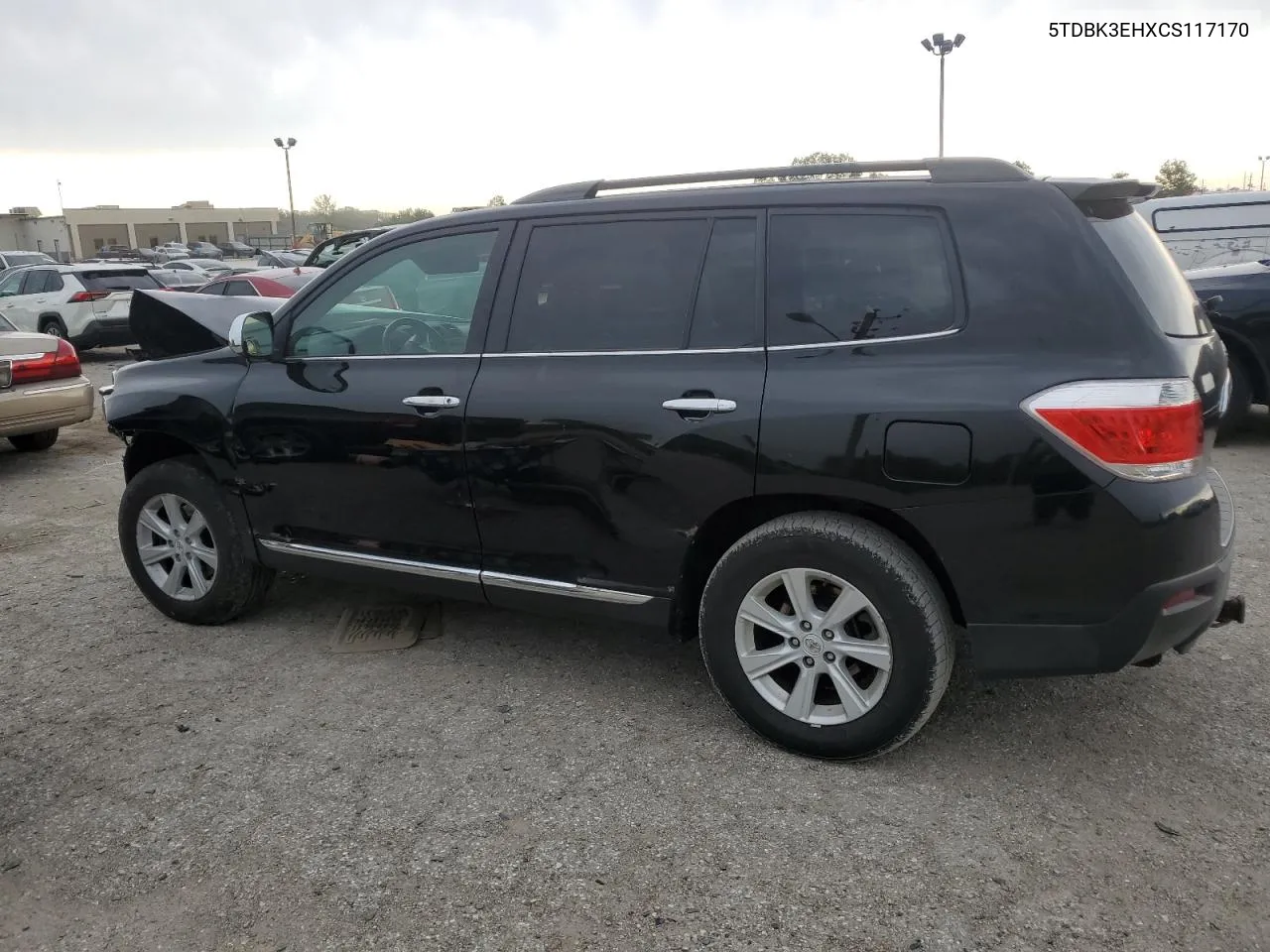 2012 Toyota Highlander Base VIN: 5TDBK3EHXCS117170 Lot: 60661304