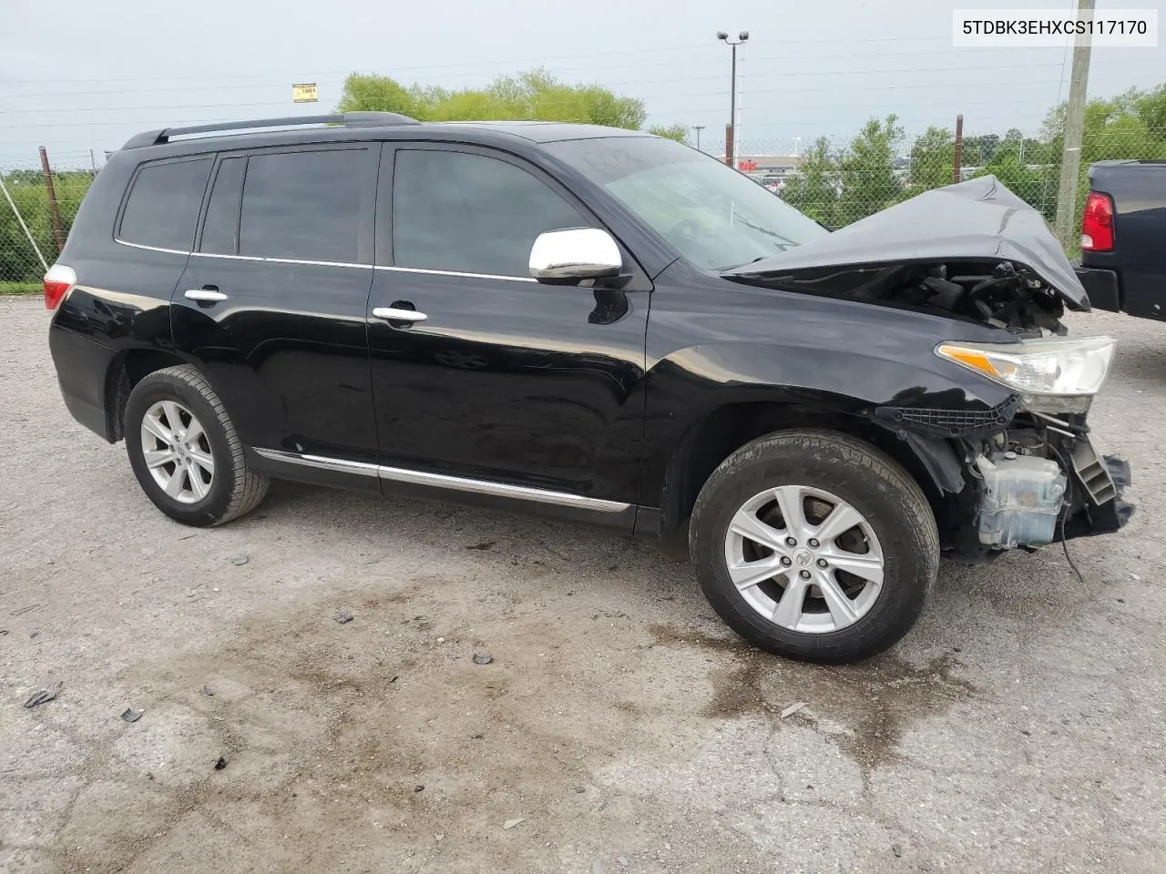 2012 Toyota Highlander Base VIN: 5TDBK3EHXCS117170 Lot: 60661304